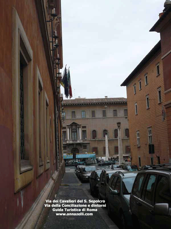 via del santo sepolcro via della conciliazione e dintorni roma