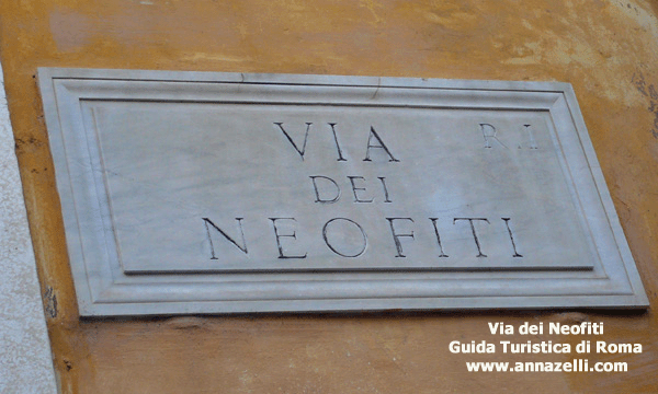 via dei neofiti roma