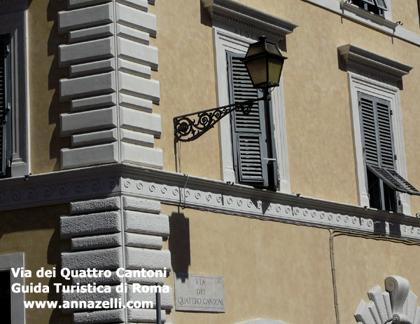 via dei quattro cantoni, roma