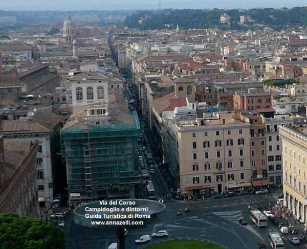 via del corso campidoglio e dintorni (roma)