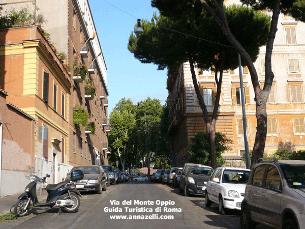 via del monte oppio a roma