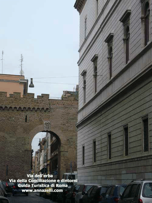via dell'erba via della conciliazione e dintorni roma