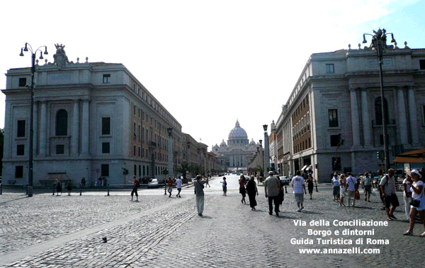 via della Conciliazione Borgo Vaticano e dintorni (Roma)