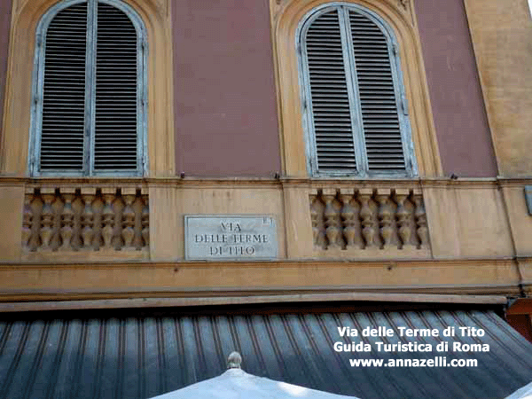 via delle terme di tito, roma