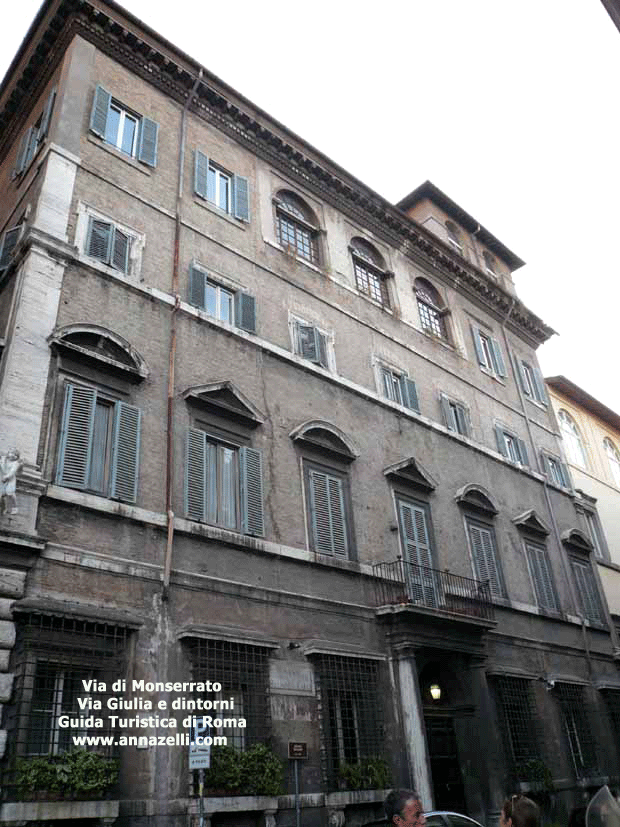 via di monserrato via giulia e dintorni roma