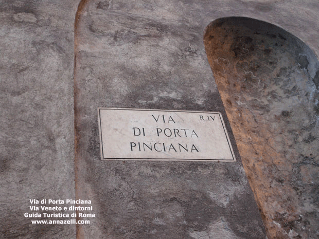 via di porta pinciana via veneto e dintorni roma