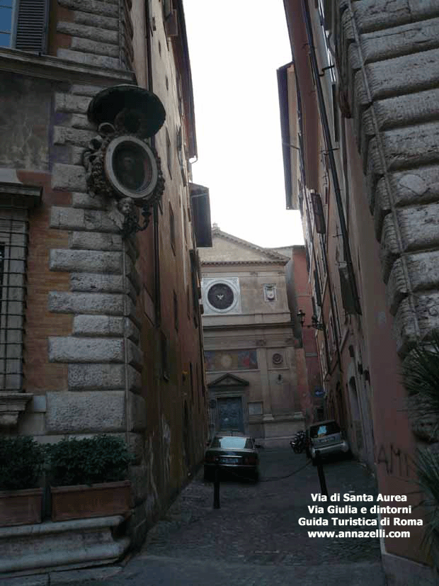 via di santa aurea via giulia e dintorni roma
