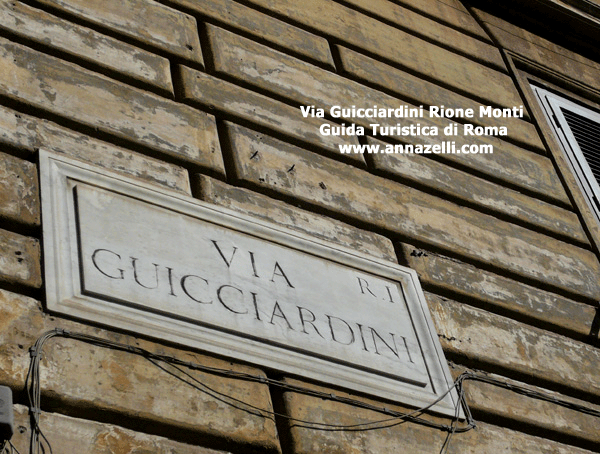 via guicciardini, roma