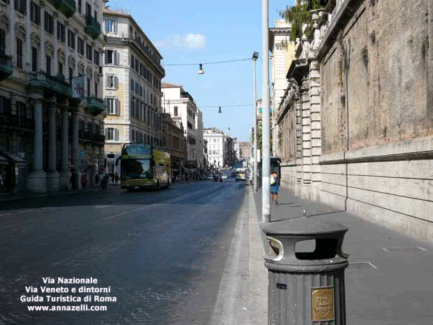 via nazionale via veneto e dintorni roma