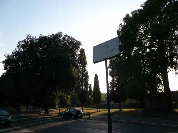 viale del monte oppio, roma