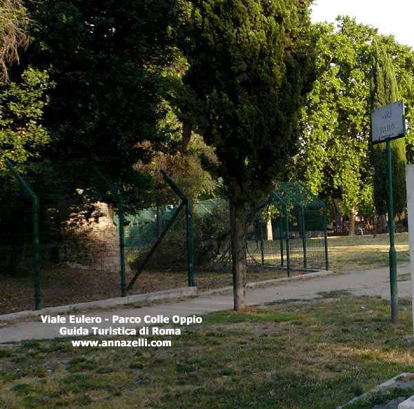 viale eulero,colle oppio, roma
