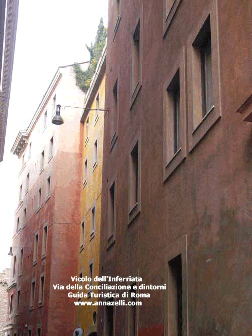 vicolo dell'inferriata via della conciliazione e dintorni roma