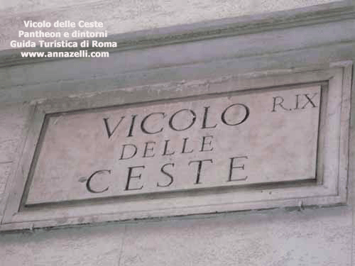 vicolo delle ceste