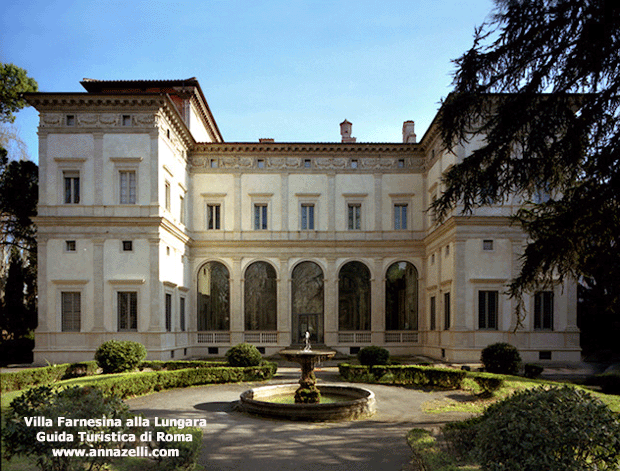 villa farnesina alla lungara gianicolo e dintorni roma