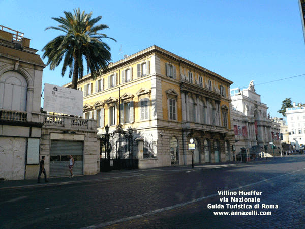 villino hueffer via nazionale roma