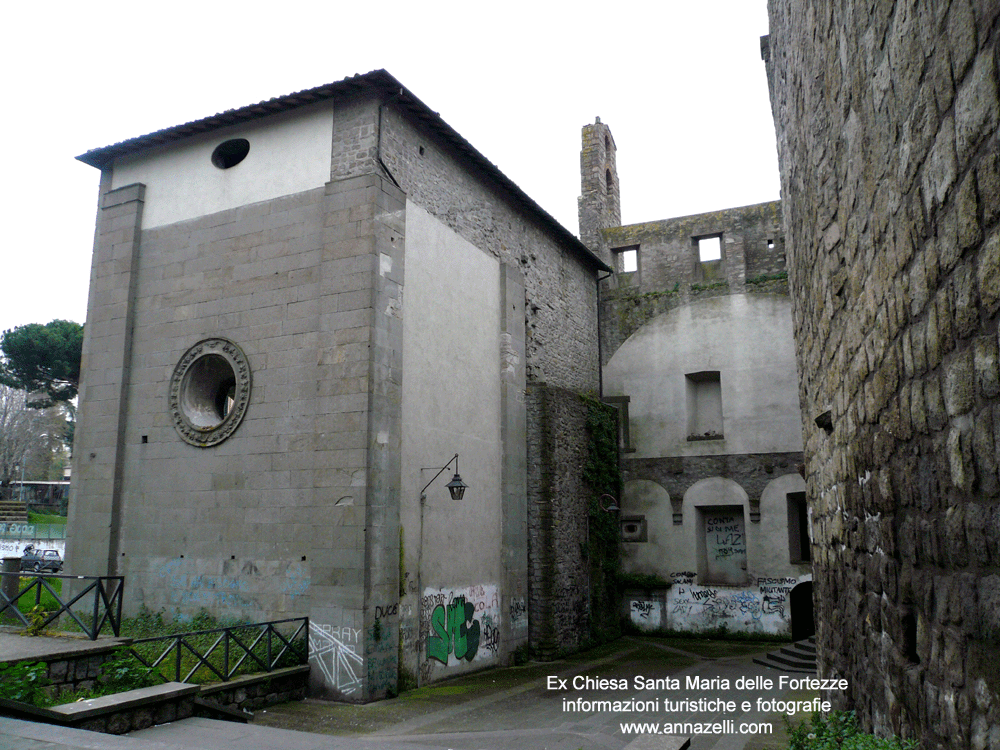 ex chiesa santa maria delle fortezze lato porta san leonardo viterbo info e foto anna zelli