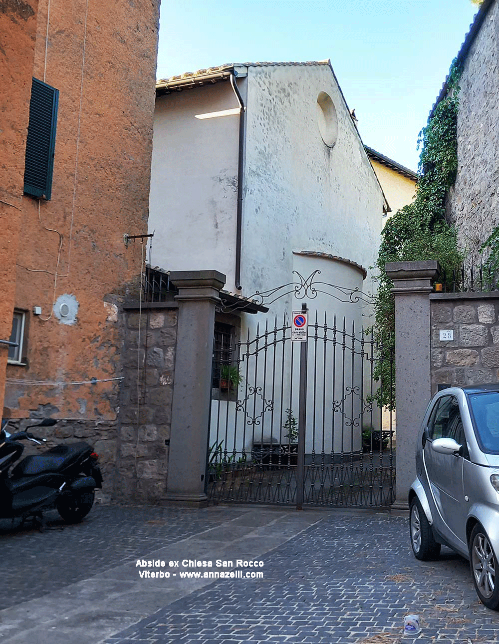 abside ex chiesa di san rocco via san rocco viterbo info e foto anna zelli