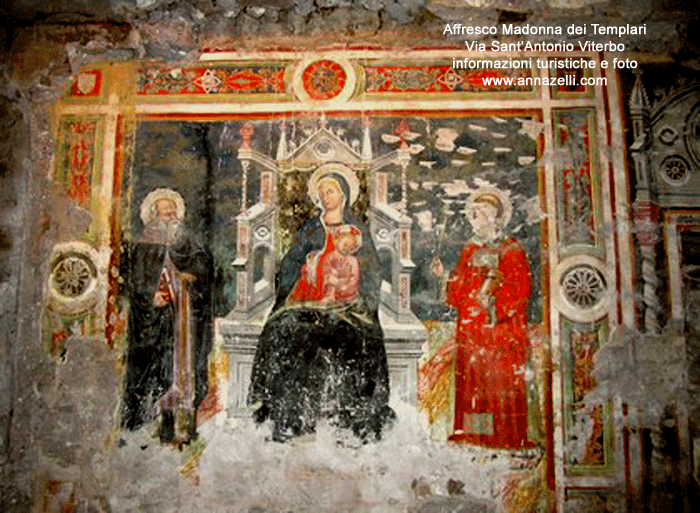 madonna ordine dei templari via sant'antonio viterbo