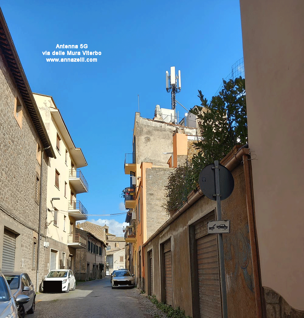 antenna 5G via delle mura viterbo centro info e foto anna zelli