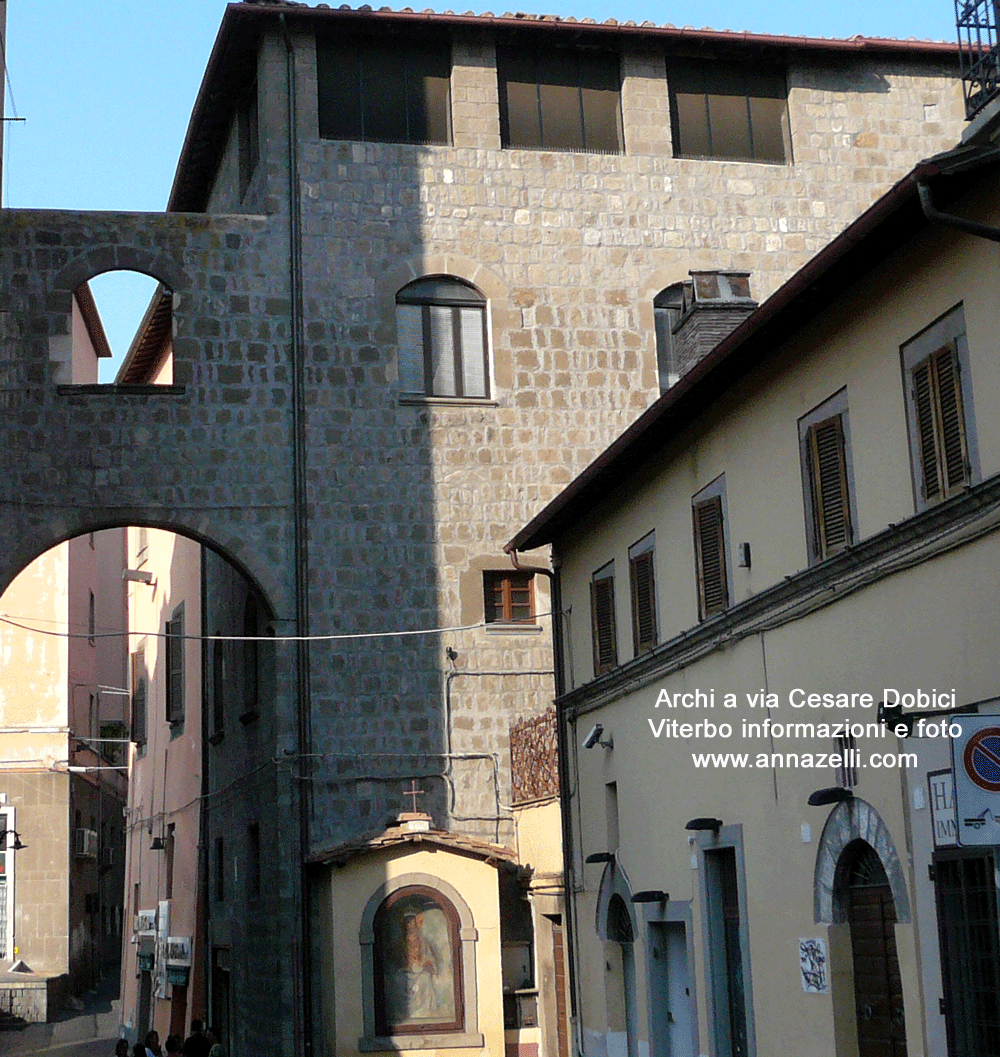 archi a via cesare dobici viterbo informazioni e fotografie anna zelli