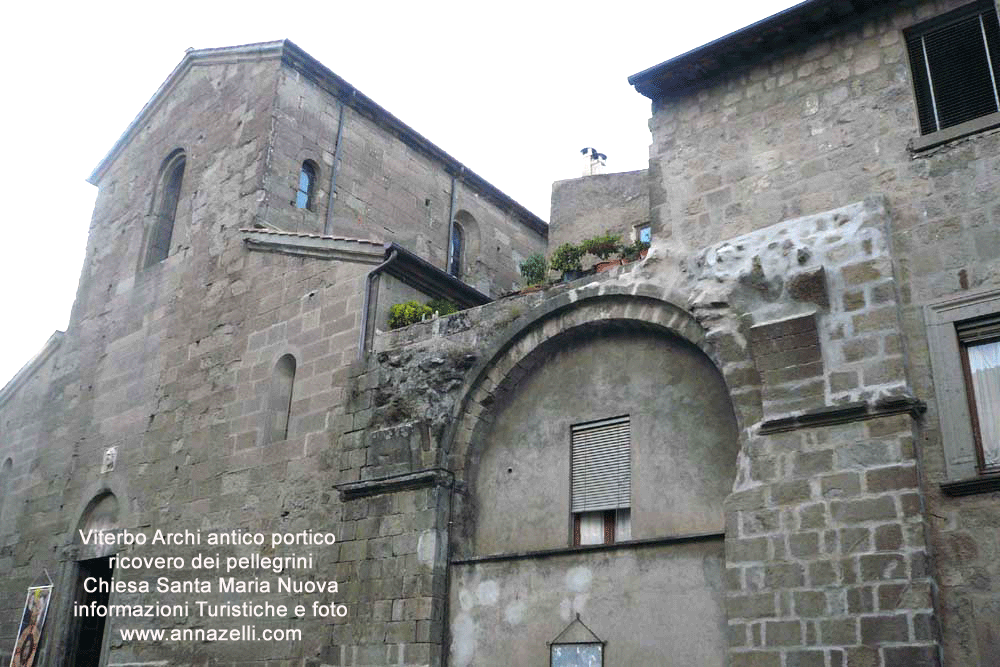 archi alla chiesa di santa maria nuova viterbo info e foto anna zelli