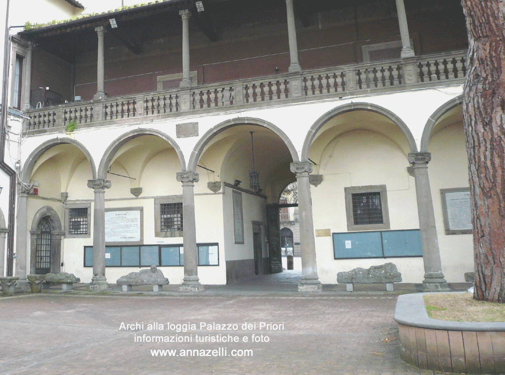 viterbo archi al cortile del palazzo dei priori o del comune viterbo info e foto anna zelli