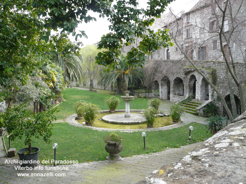 viterbo archi giardino del paradosso