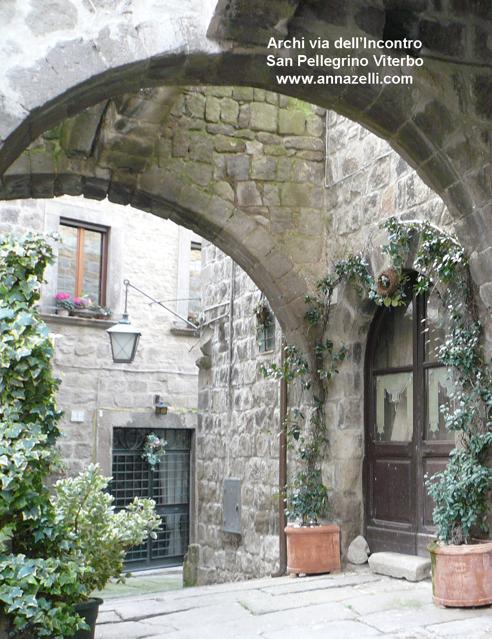 archi a via dell'incontro san pellegrino viterbo info e foto anna zelli