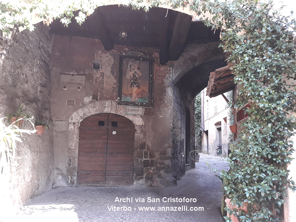 archi via san cristoforo viterbo