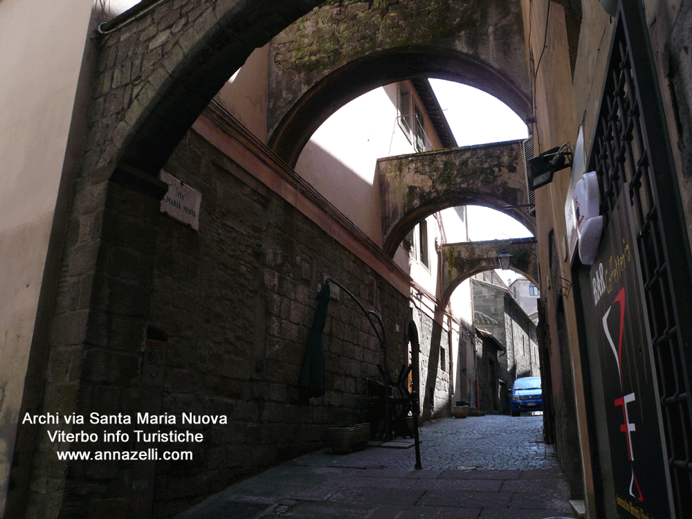 archi via santa maria nuova viterbo