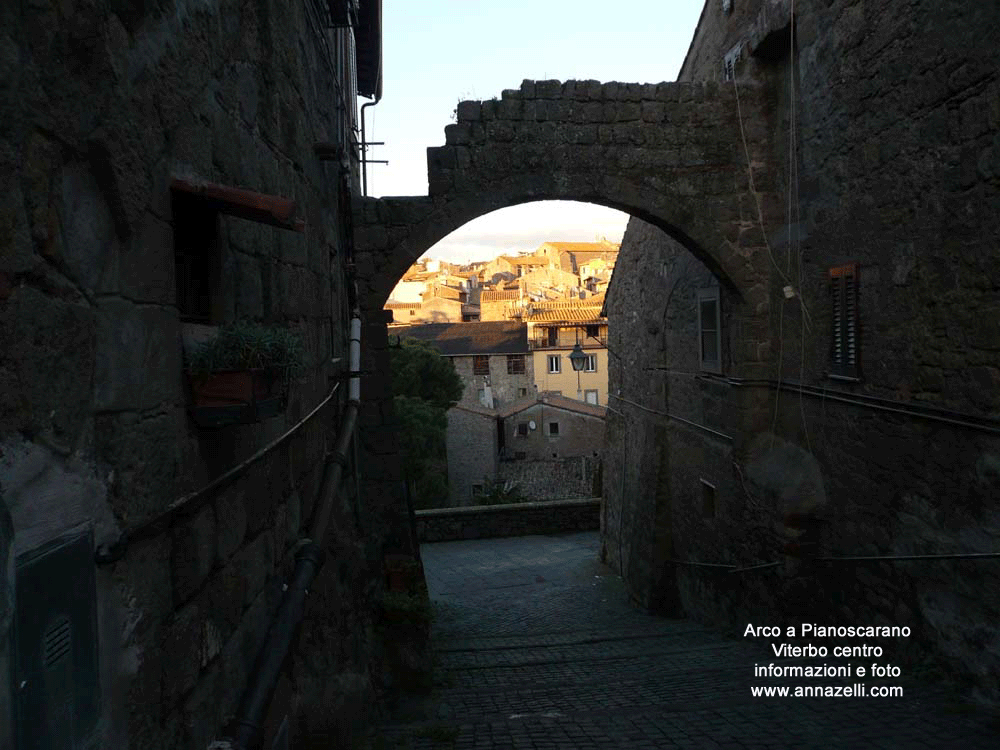 arco a pianoscarano viterbo centro informazioni e foto anna zelli