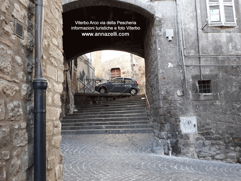 arco via della pescheria viterbo info e foto anna zelli
