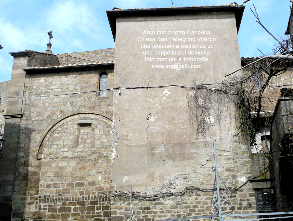 arco ex cappella chiesa di san pellegrino da piazza cappella info e foto anna zelli