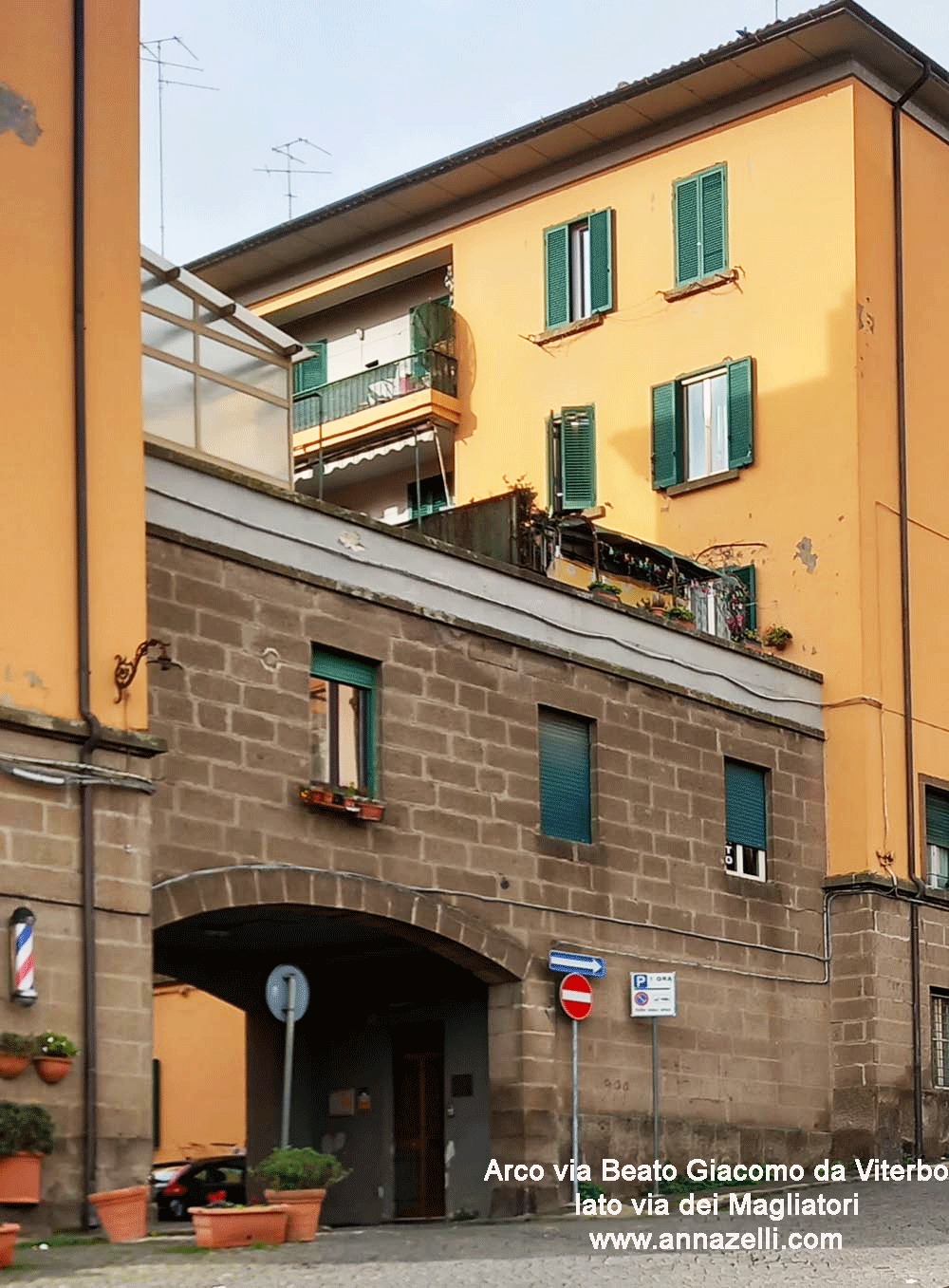 arcvo e casa ponte via beato giacomo da viterbo lato via dei magliatori info e foto anna zelli