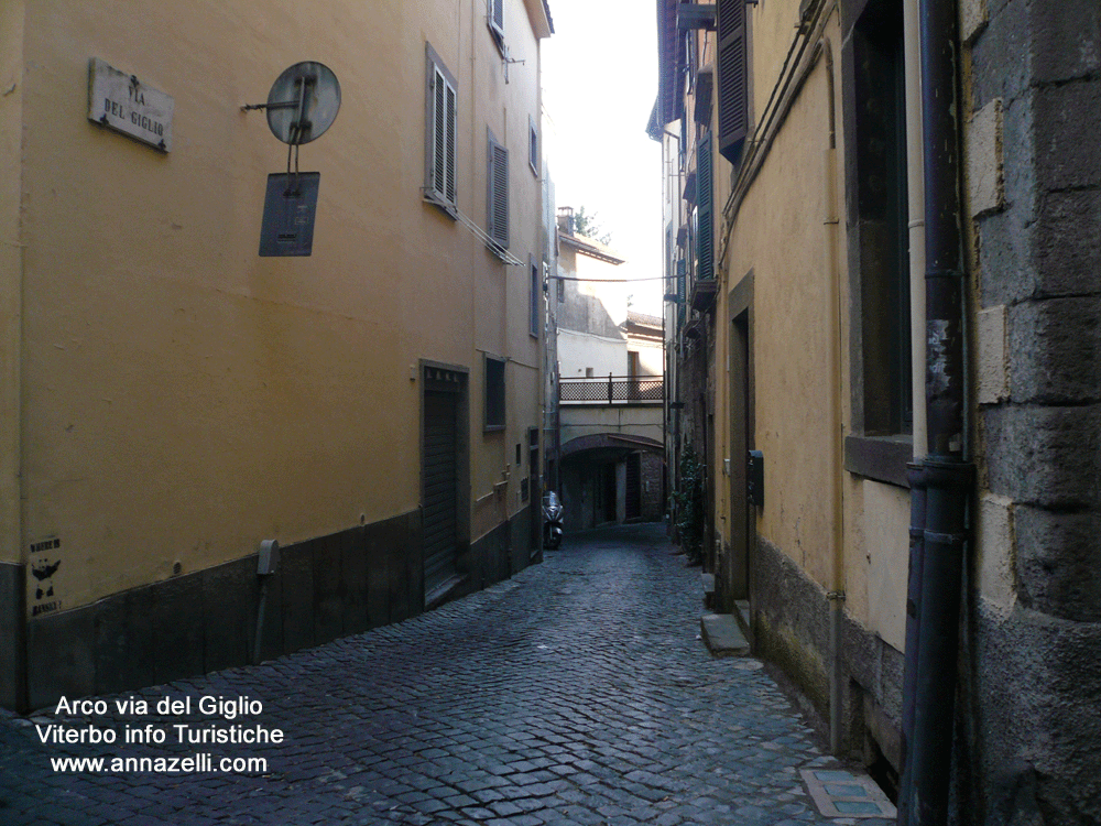 viterbo arco via del giglio