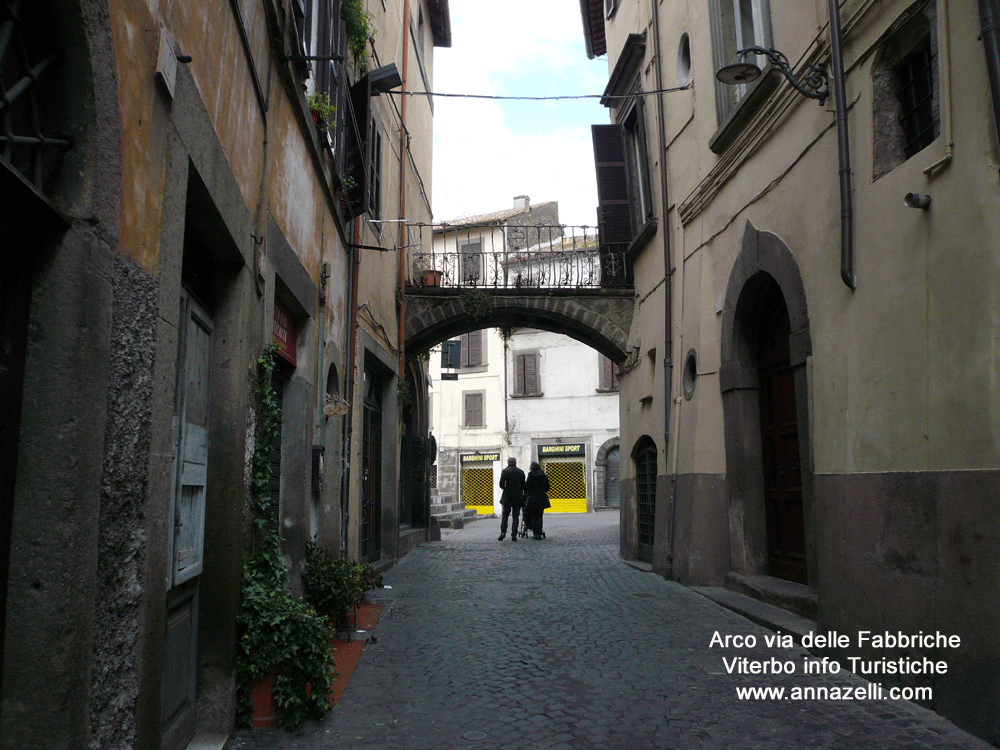 viterbo arco via delle fabbriche