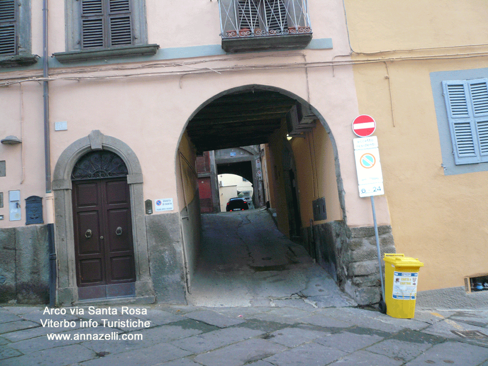 viterbo arco via santa rosa