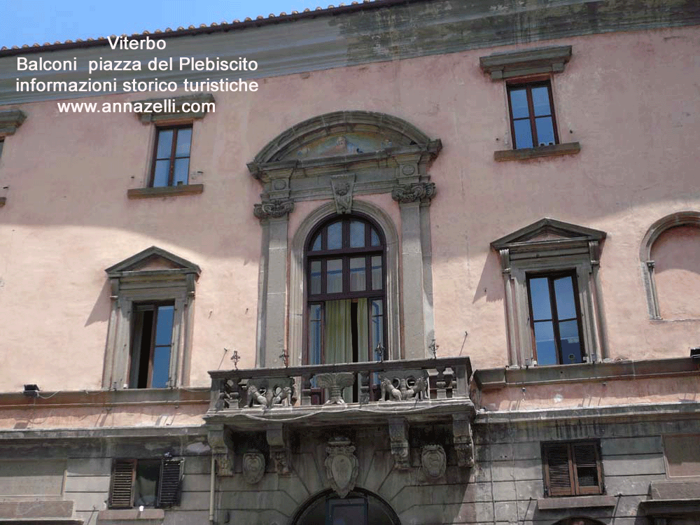 viterbo balconi piazza del plebisicito comune foto anna zell