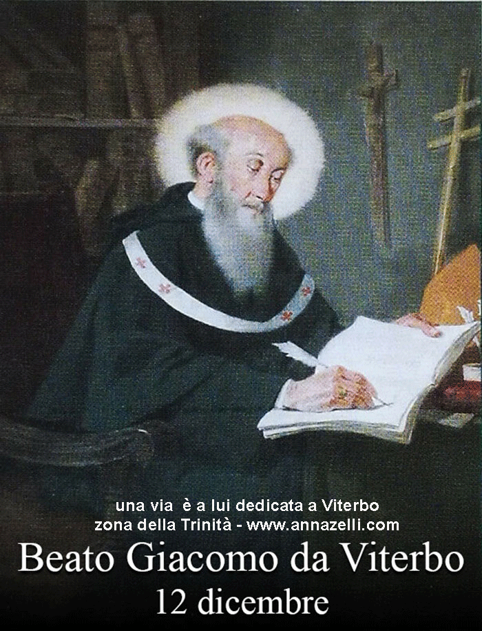 beato giacomo da viterbo vita opere storia