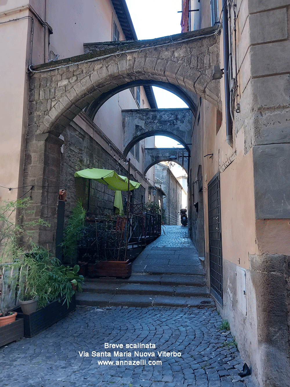 breve scalinata via santa maria nuova viterbo info e foto anna zelli