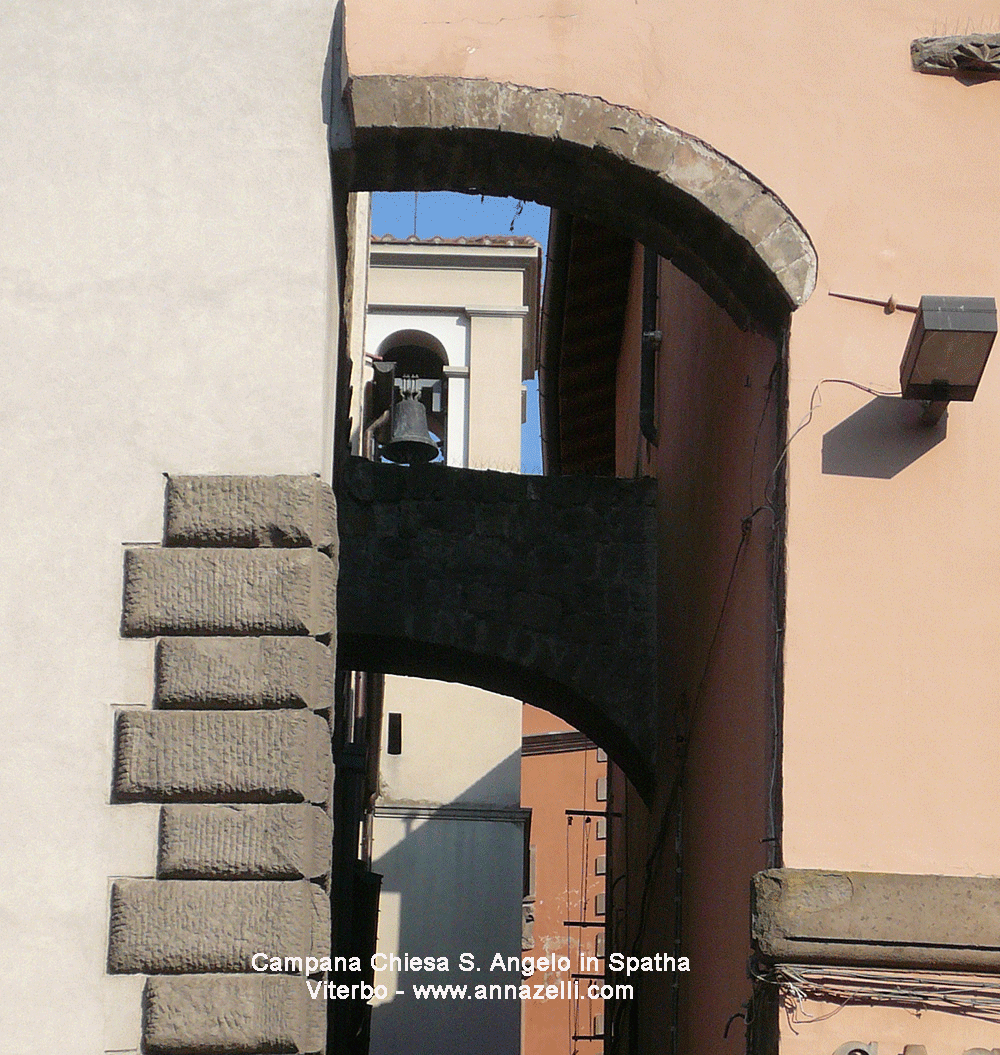 campana chiesa sant'angelo in spatha viterbo info e foto anna zelli