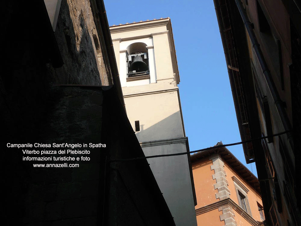 viterbo campanile campana chiesa sant'angelo in spatha piazza del plebisicito foto anna zelli 001