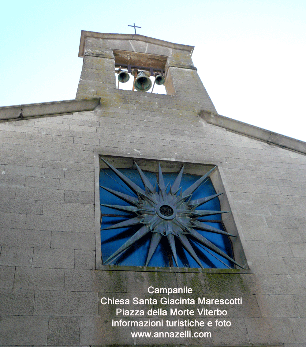 campanile chiesa santa giacinta marescotti piazza della morte viterbo