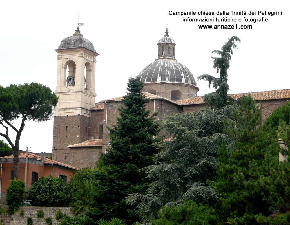 campanile chiesa della santissima trinità dei pellegrini viterbo info e foto anna zelli