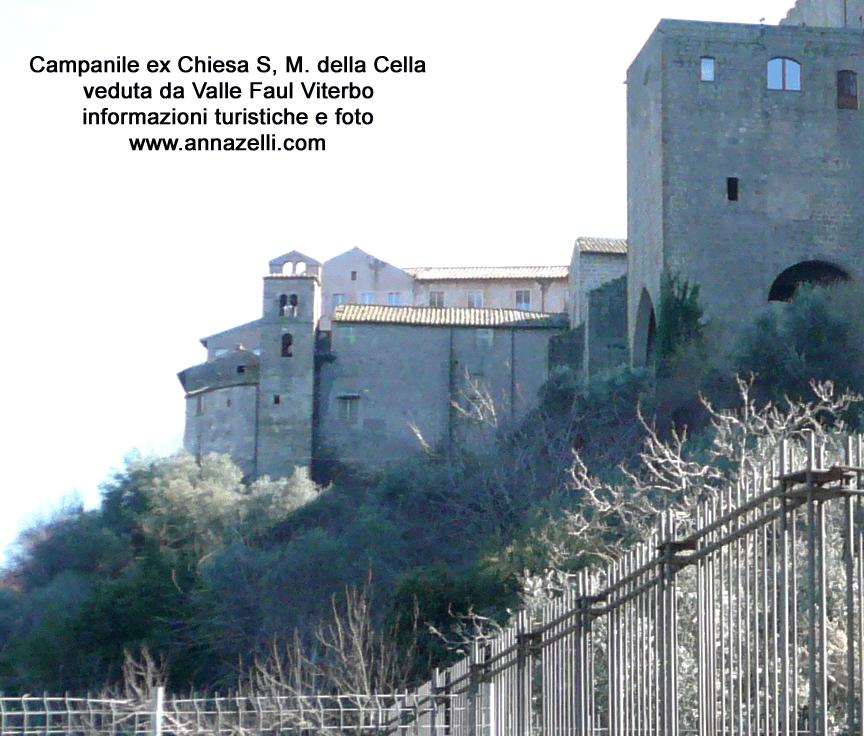 campanile ex chiesa santa maria della cella veduta da valle faul info e foto anna zelli