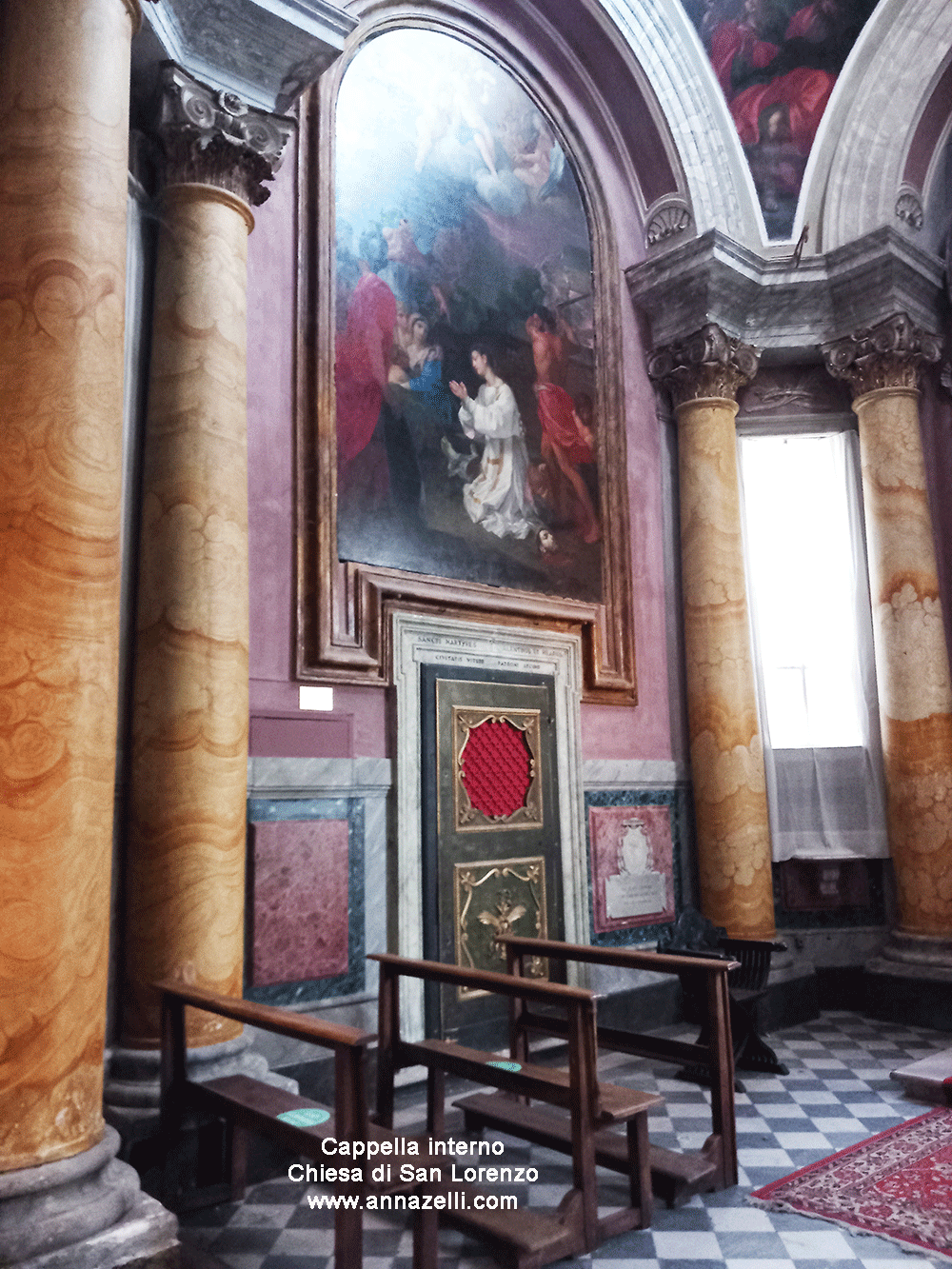 cappella interno chiesa san lorenzo viterbo info e foto anna zelli