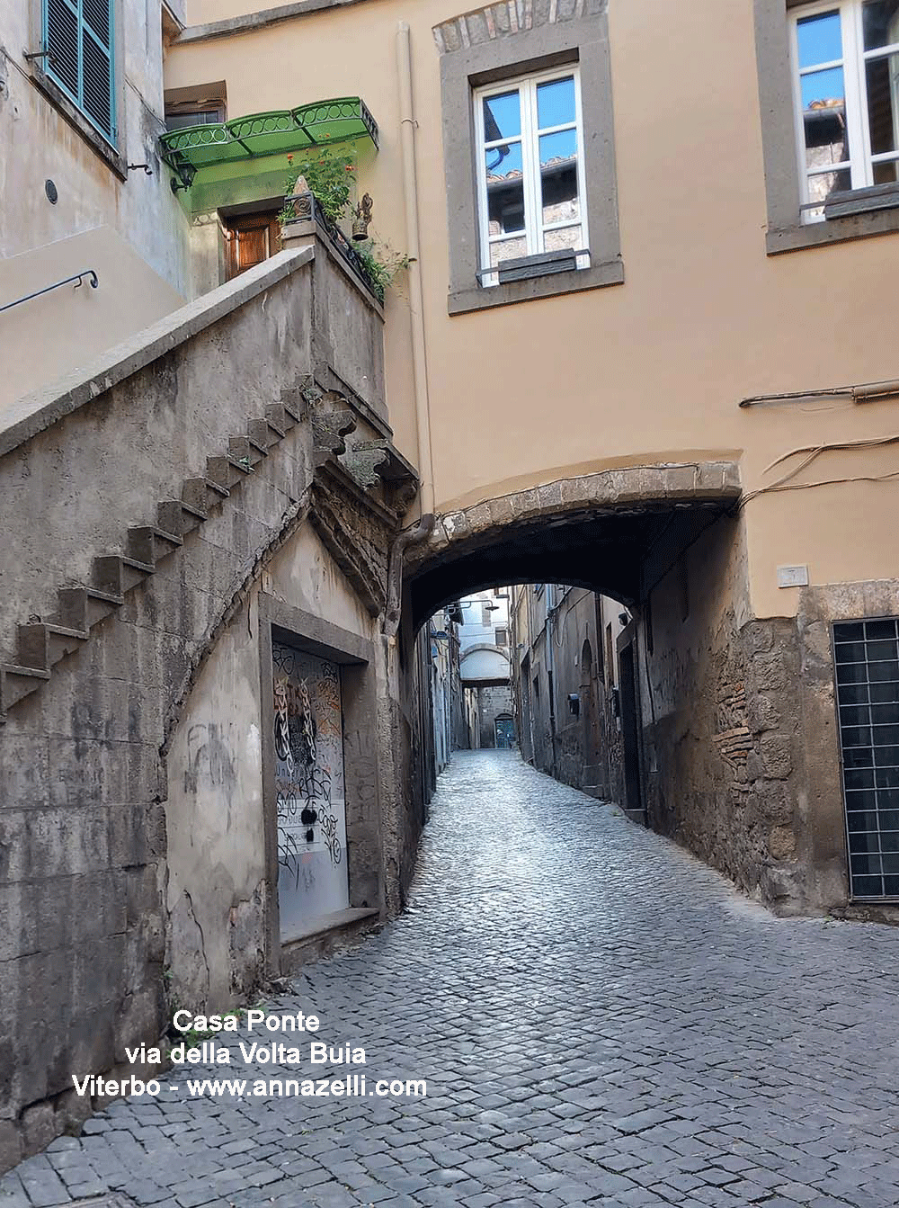 casa ponte via della volta buia viterbo centro info e foto anna zelli