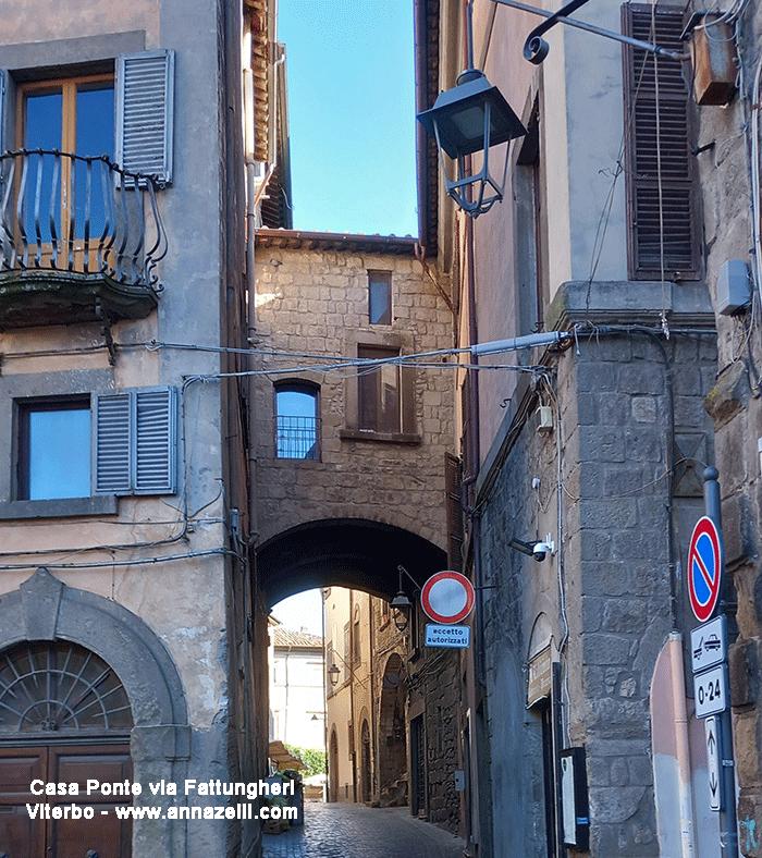 casa ponte via fattungheri viterbo info e foto anna zelli