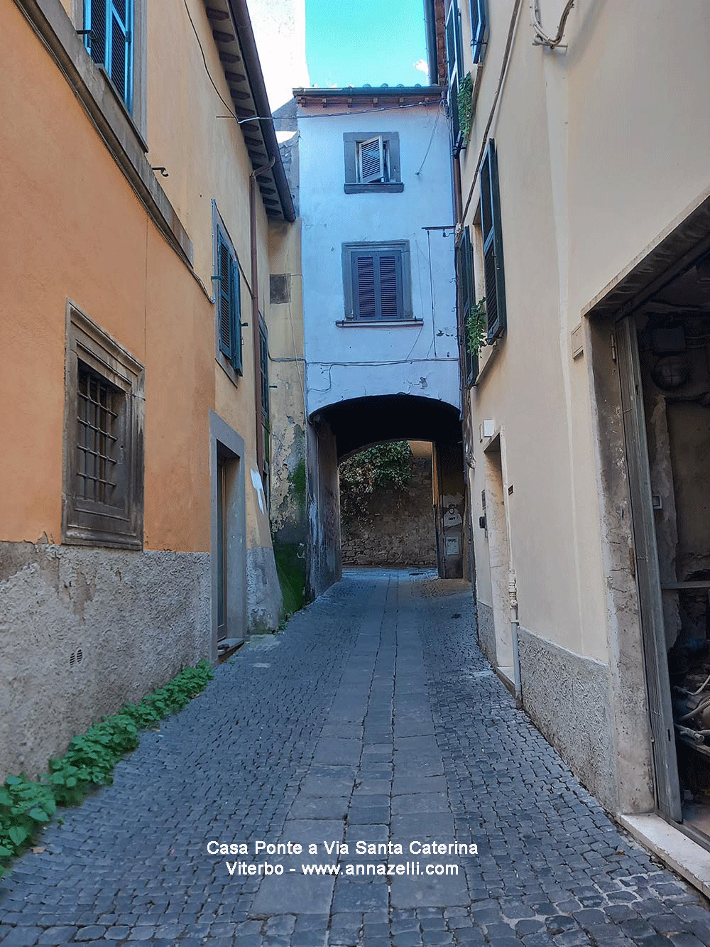 casa ponte via santa caterina viterbo centro storico info e foto anna zelli