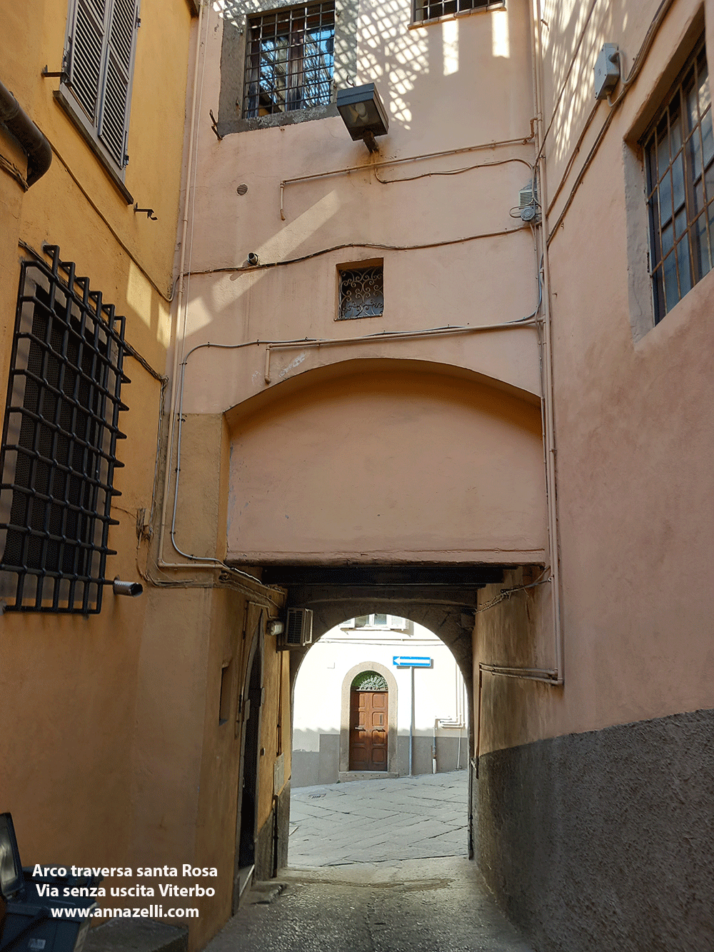 arco cassa ponte traversa via senza uscita a via santa rosa viterbo info e foto anna zelli